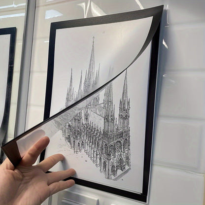 Magnetisk A3 Väggram Set för Konstvisning