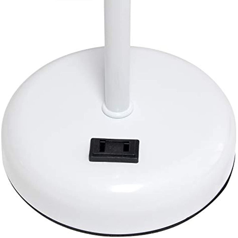 Stick-laddningsuttag - Bordsamp med tyglampkjol och laddningsfunktion