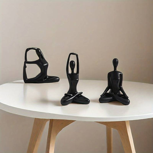 Carvallo - Elegant yogafigursset för lugn inredning