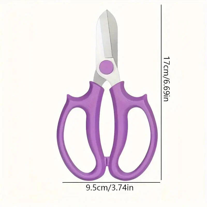 Carvallo Garden Scissors | Precision Cut with Comfort Grip | For Left & Right-Handed | Stainless Steel Blades
