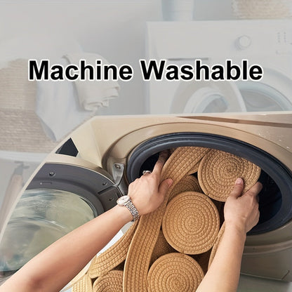 Boho handvävd badmatta – Perfekt för ditt badrum eller entré