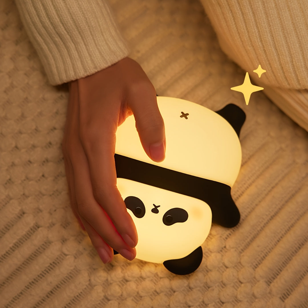 SugarPanda - LED Nattlampa, Silikon Uppladdningsbar Sänglampa