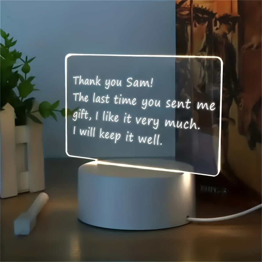 LumiBoard - Modern LED Skrivtavla Bordslampa med Penna