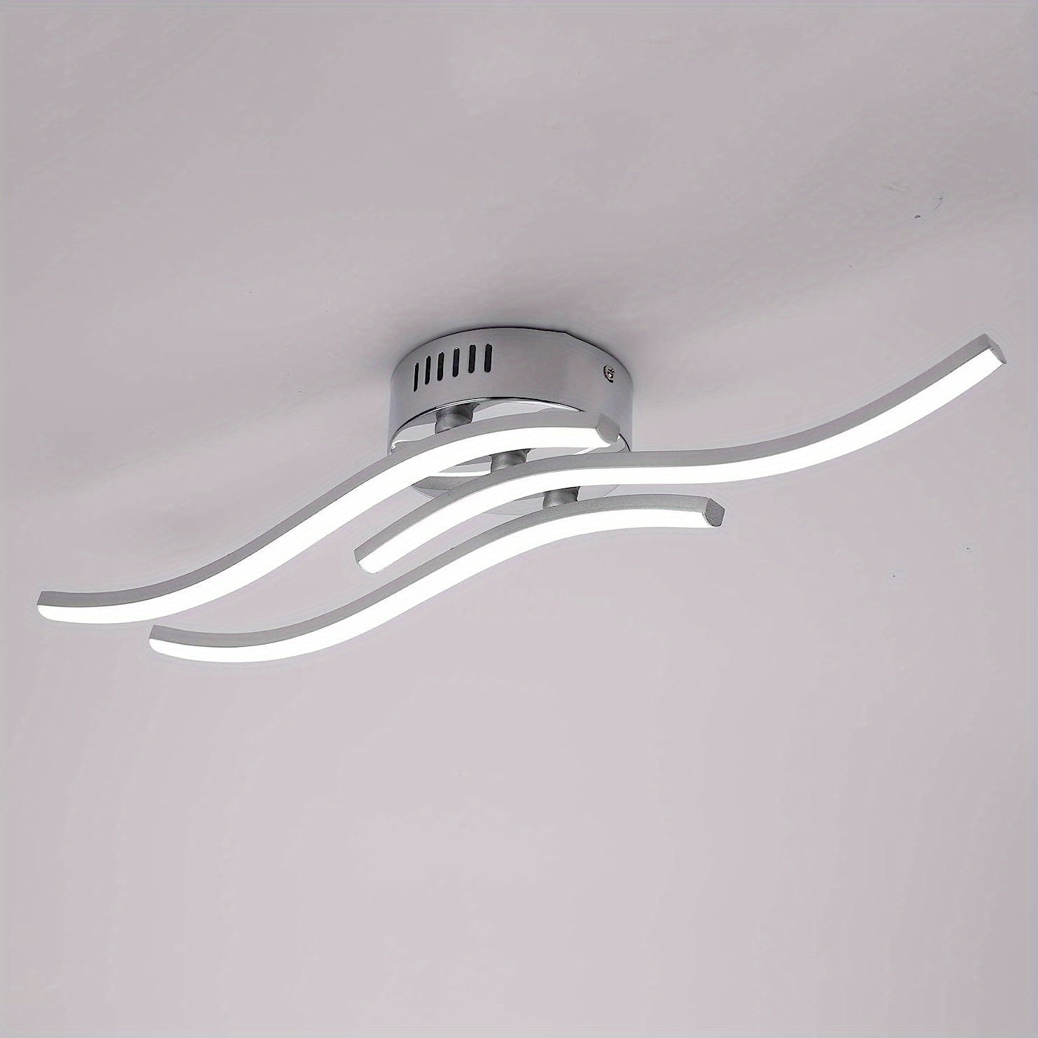 LumaCurve - Dimbar LED Plafondlampa med Elegant Kurvdesign
