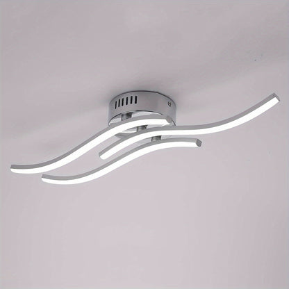 LumaCurve - Dimbar LED Plafondlampa med Elegant Kurvdesign