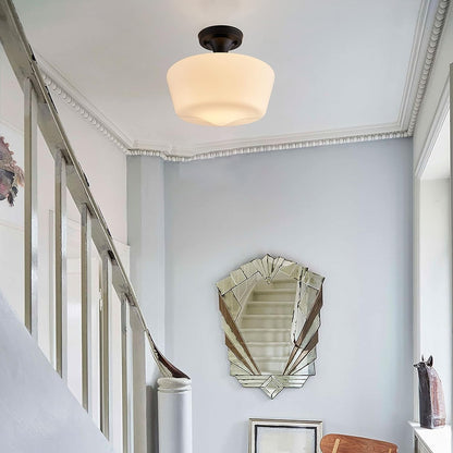 Bauhaus Crème Messing Taklampa för Hallen