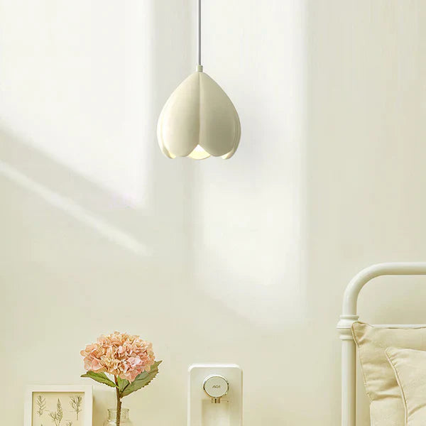Fransk Stil Crèmefärgad Hänglampa Rustik Naturinspirerad Design