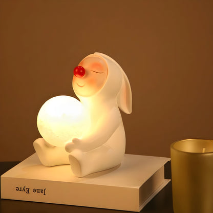 GlowRabbit Lampa – Förtrollande USB-bordslampa med uppladdning