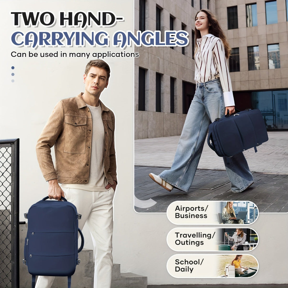 Ryanair Kabin Reser Ryggsäck Lätt Under Säte Passar