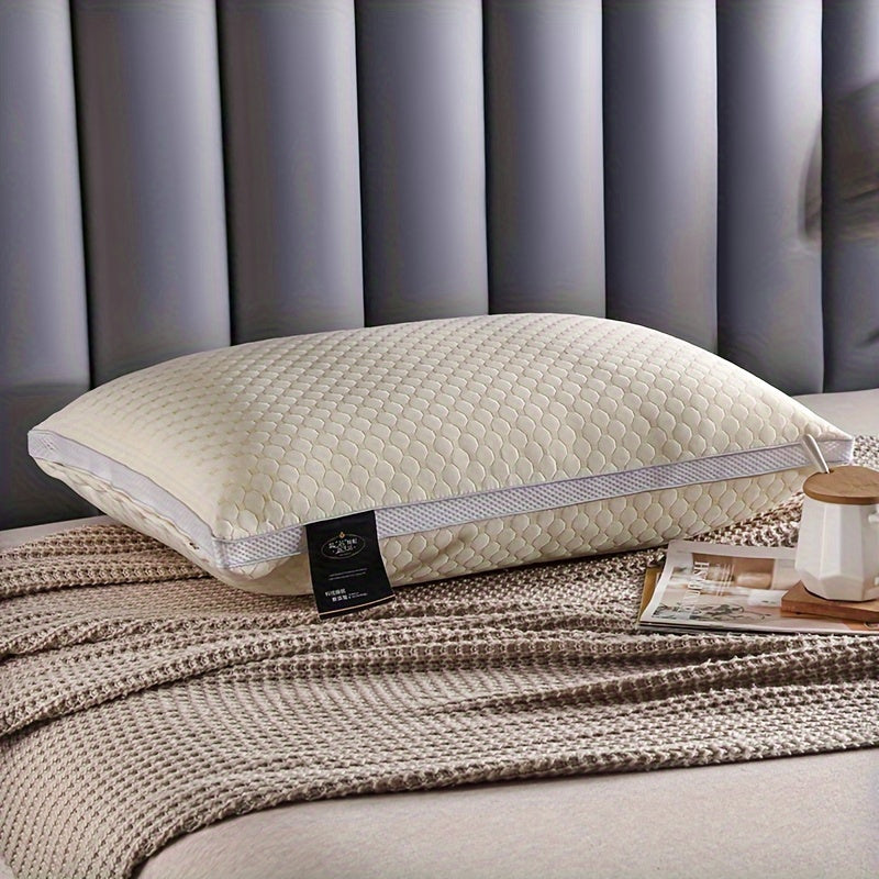 Premium Mjuk Stickad Bubbel 3D Massage Kroppskudde - Stödjande och Bekväm för Sido- och Magliggare