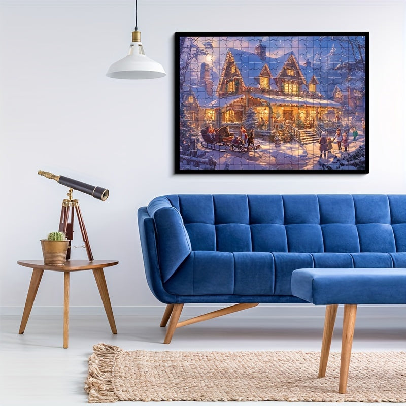 Winterförtrollning Pussel – Njut av den Festliga Atmosfären