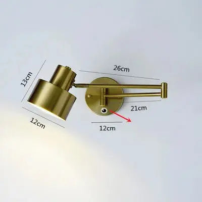 Carvallo - Dimbar LED Vägglampa för Modernt Kontor