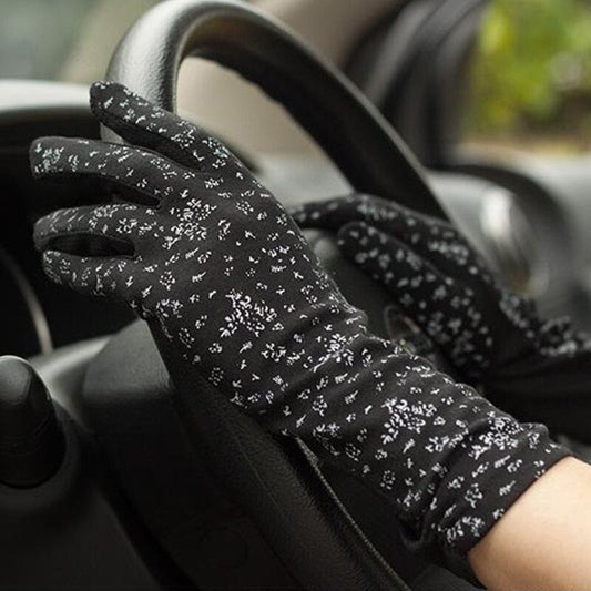 Luxora Stiliga UV-Skyddande Bomullshandskar för Solskydd