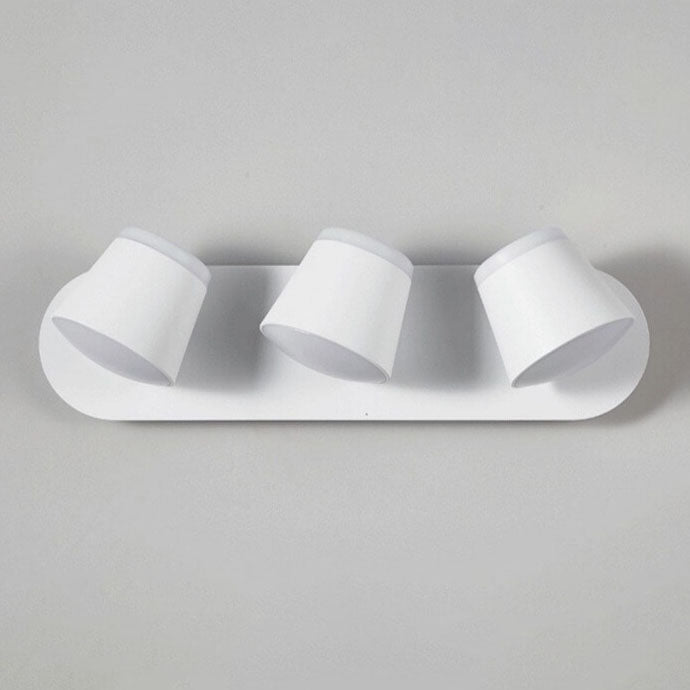 ScandiGlow – Justerbar LED Vägglampa med Cylinderformad Skärm, Finns i 1/2/3 Ljuspunktet