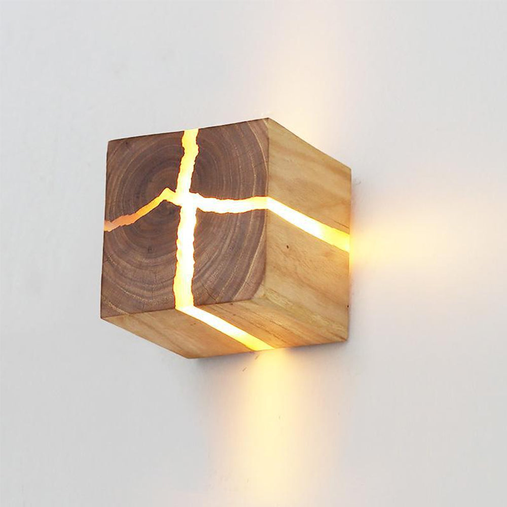 Kreativ Sprucken Gång Vägglampa