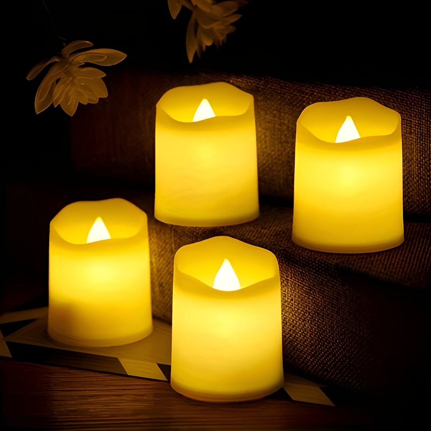TwinkleLite Ljus - Flamsfria Flimrande Elektriska LED-Ljus
