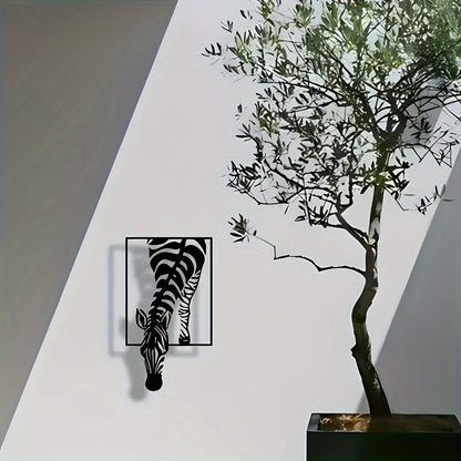 Zebra Silhouette Väggdekoration - Stilfull Elegans för Ditt Utrymme