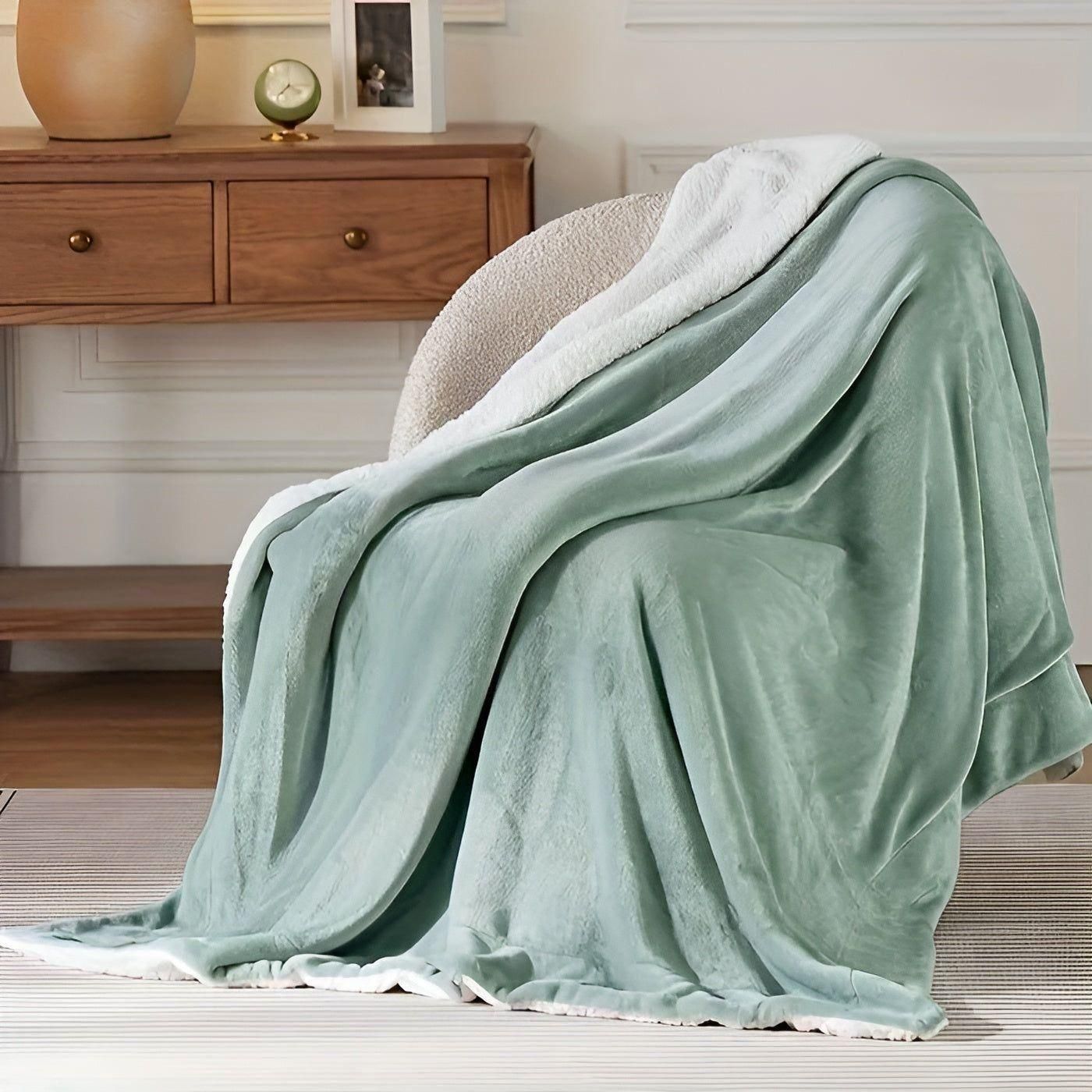 PlushWarm Filt - Mjukt Fleecefilt för Vinter