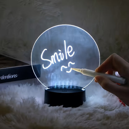 3DGlow - LED Nattlampa med 16 Färger och USB/Batteridrift