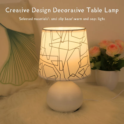 Geometrisk Stil Bordslampa - Modern och Atmosfärisk