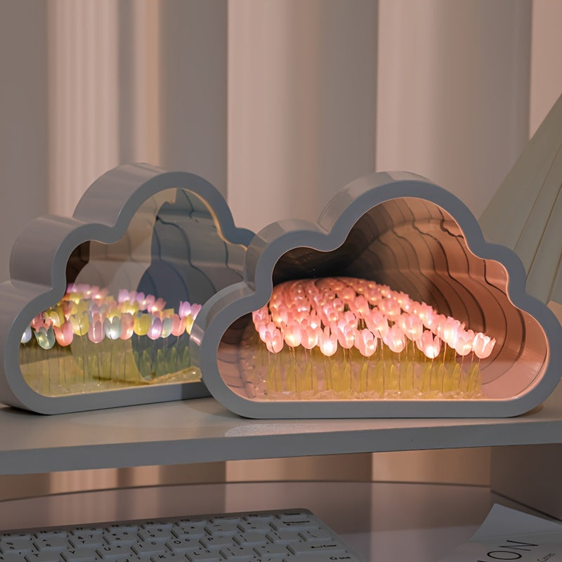 TulipGlow - LED Tulpan Nattlampa för Rumsdekoration