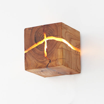 Kreativ Sprucken Gång Vägglampa