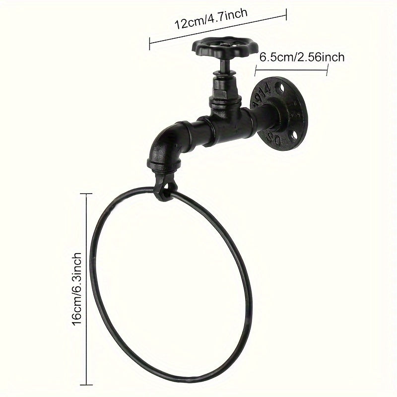 Industriell Handdukshängare - För en Rustik Inredning