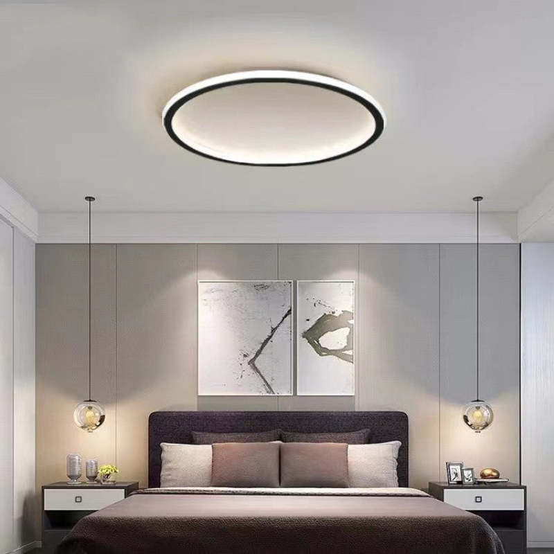 LunaNova - Modern Rund LED Taklampa Metall/Acryl