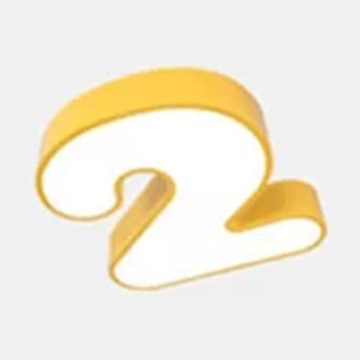 NumberLight – Modern LED Plafondlampa i Sifferform för Barn