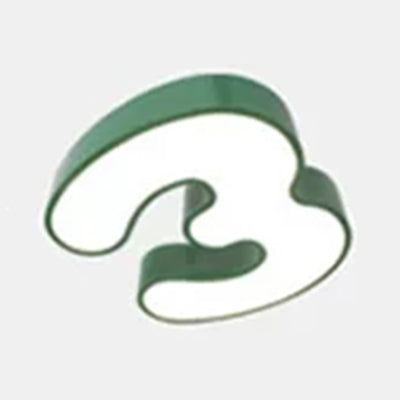 NumberLight – Modern LED Plafondlampa i Sifferform för Barn