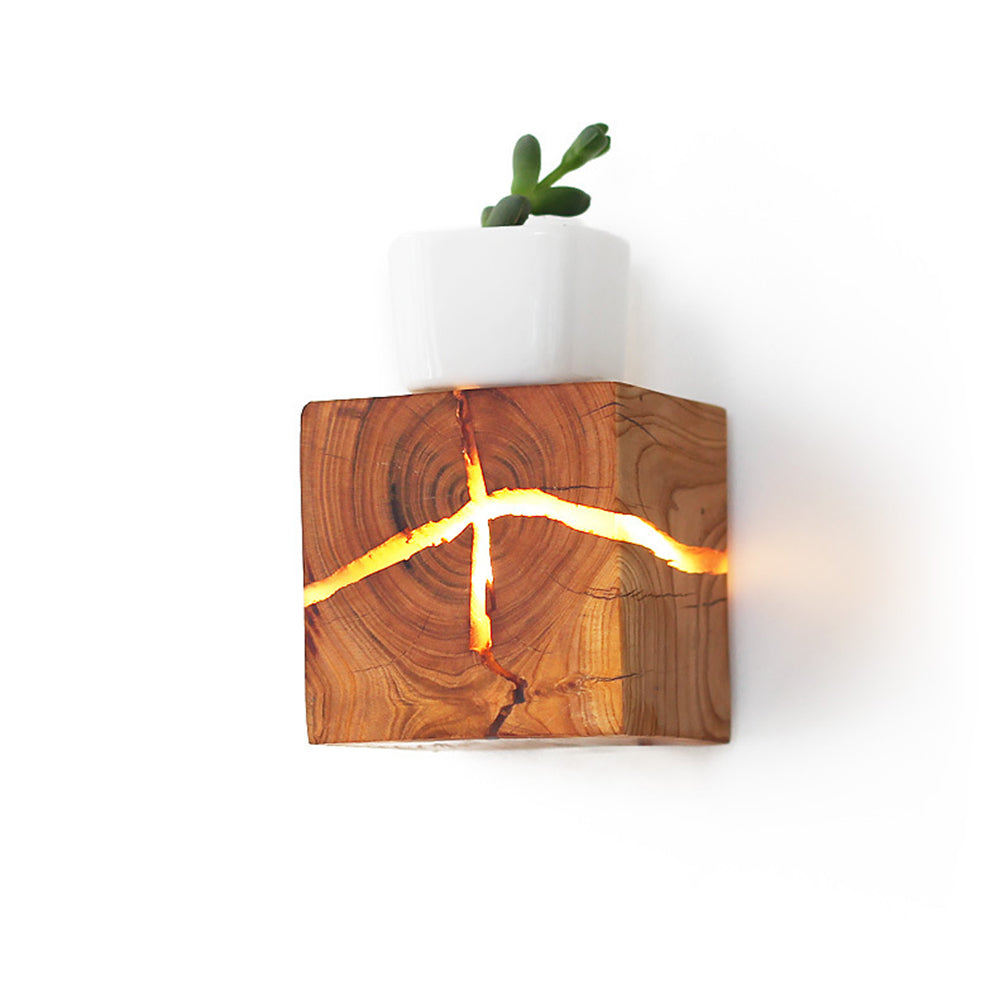Kreativ Sprucken Gång Vägglampa