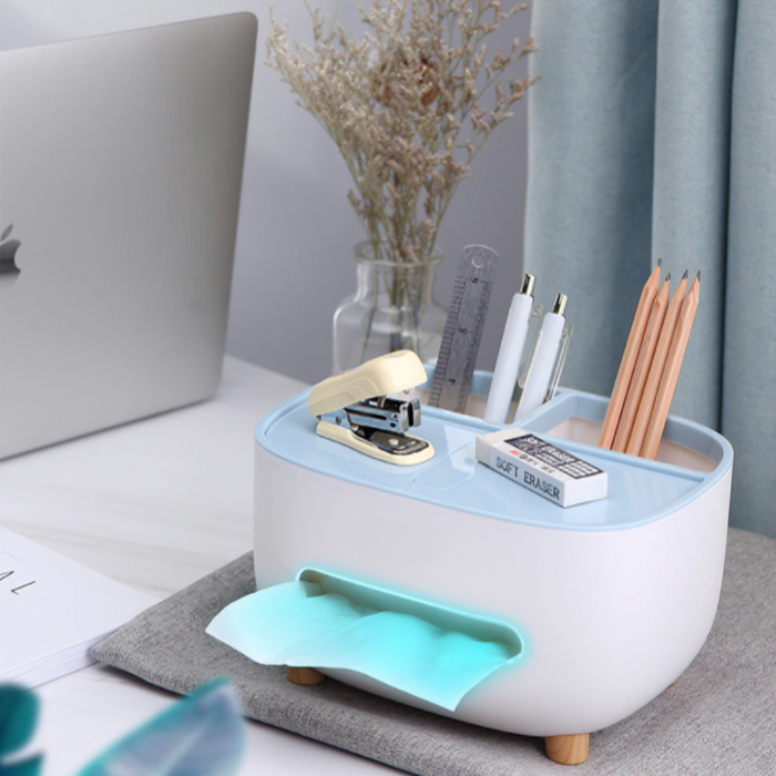 Carvallo - Stilren Organiseringslåda Och Telefonstativ För Ett Stressfritt Hem