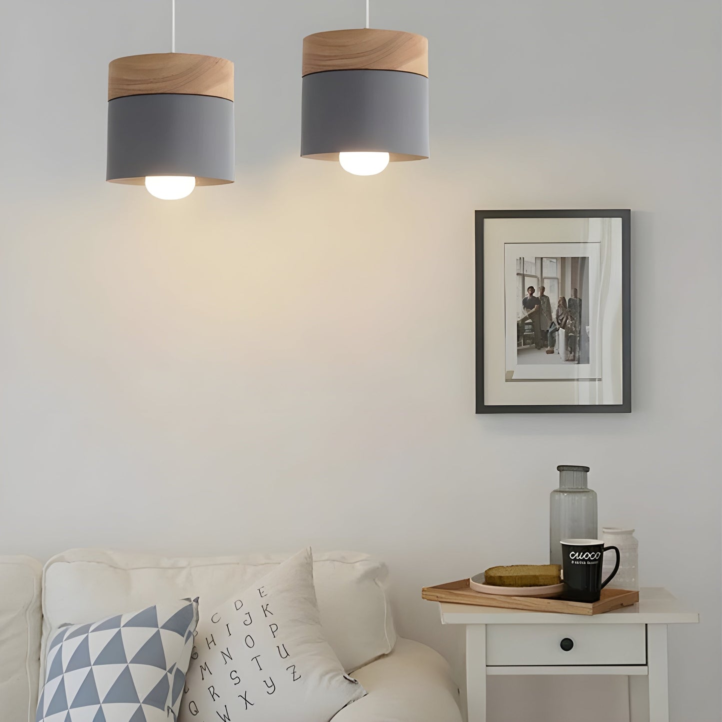 LoftCharm Light - Nordisk trähänglampa
