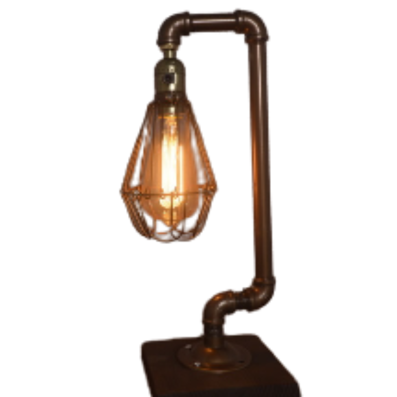 Vintage Loft-Stil Lampa – Ruggad Metalllook för Djärva Interiörer