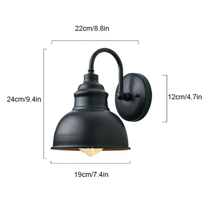 RetroLjus - Klassisk Utomhusvägglampa