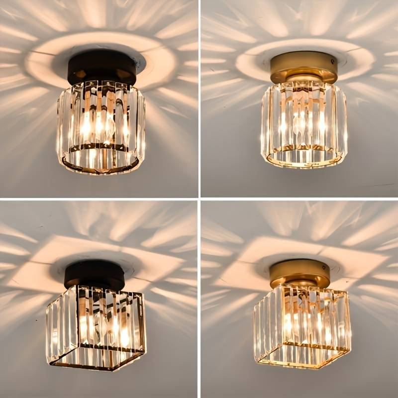 Kristallglas taklampa för moderna interiörer