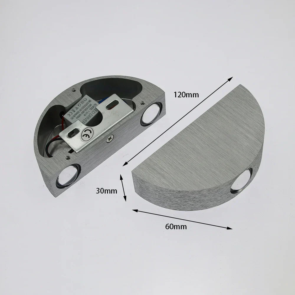 UpGlow - Modern LED Vägglampa med Up-Down Ljus Stilren Belysning