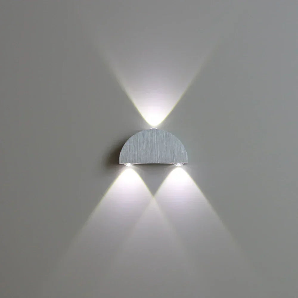 UpGlow - Modern LED Vägglampa med Up-Down Ljus Stilren Belysning