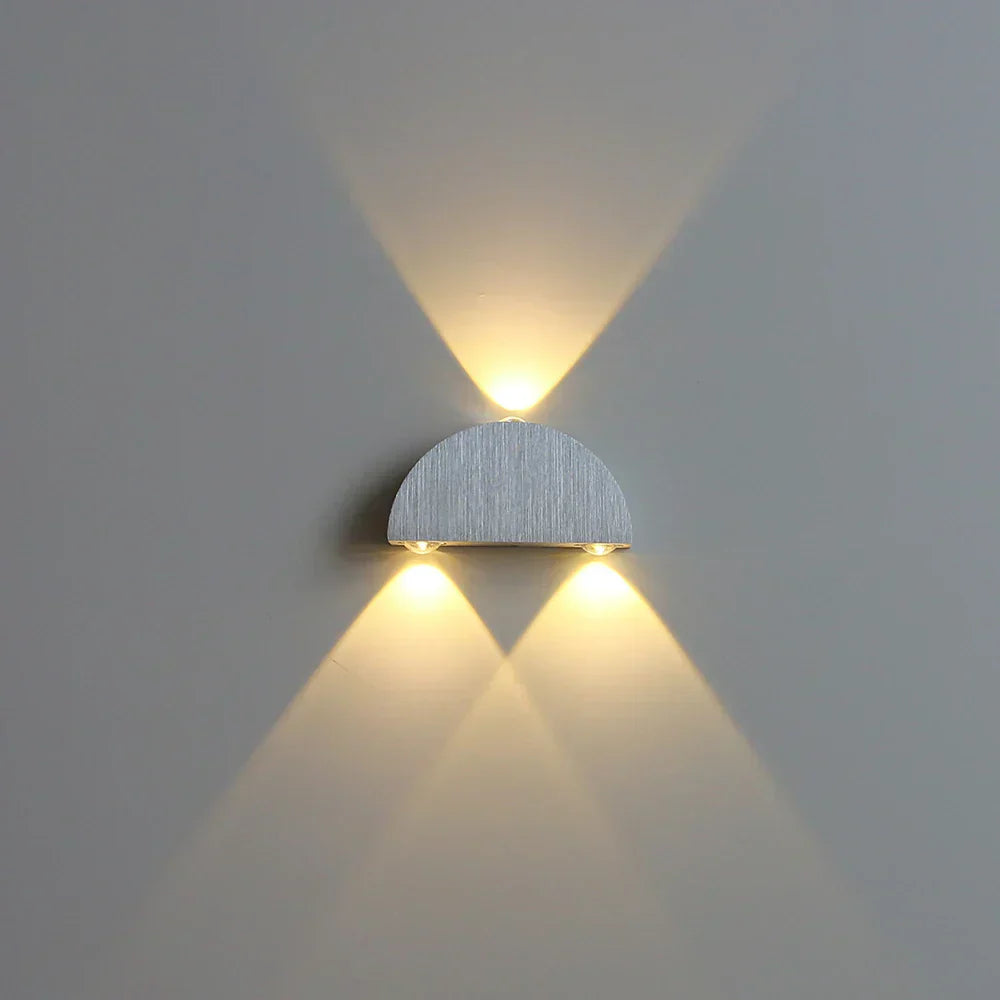 UpGlow - Modern LED Vägglampa med Up-Down Ljus Stilren Belysning