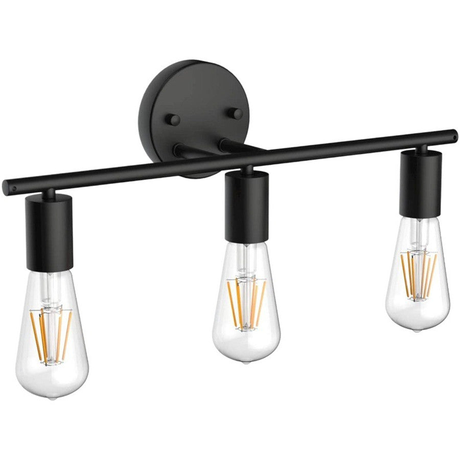 IndustrialGlow - Modern 3-Arm Vägglampa i Industriell Stil LED Belysning