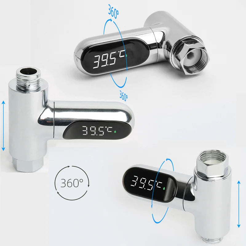 LED Display Vattenduschtåmometer