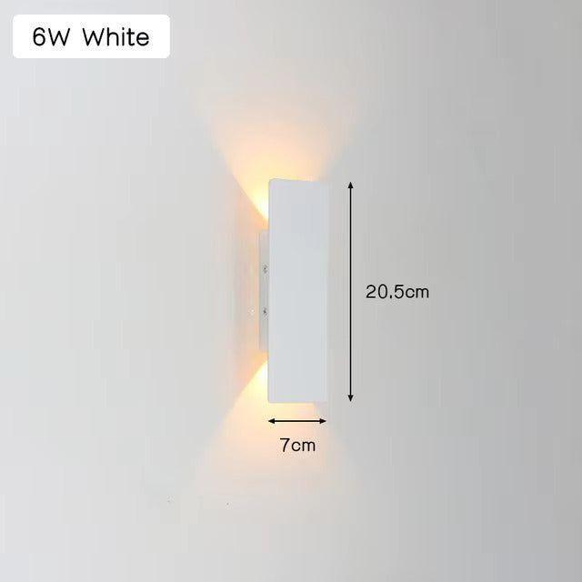 LED-Utevägglampa Aluminium – Väderbeständig &amp; dekorativ för trädgård och terrass