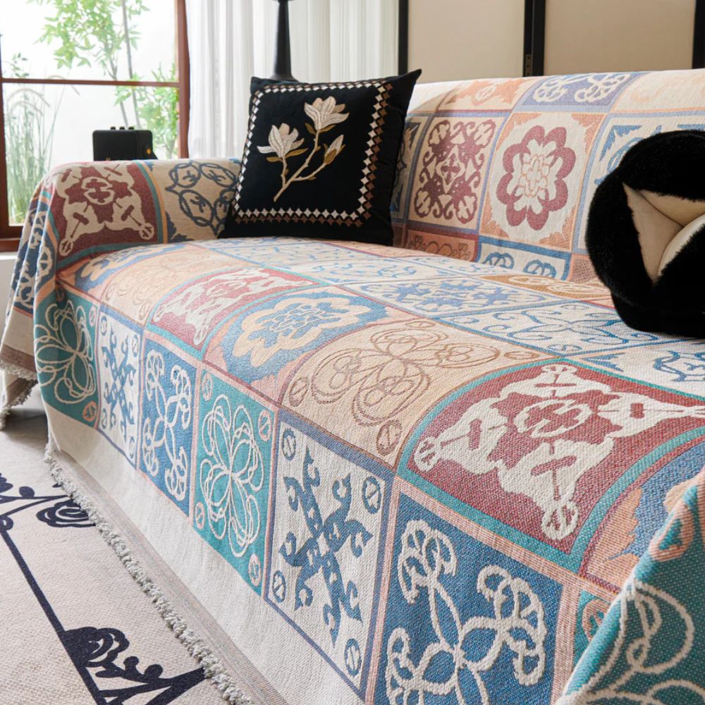 Vintage Mosaic Sofföverdrag