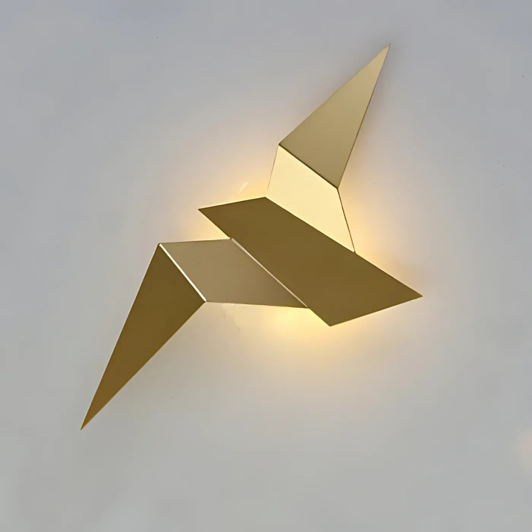 Akaru Origami | Skulptural LED Vägglampa i japansk design