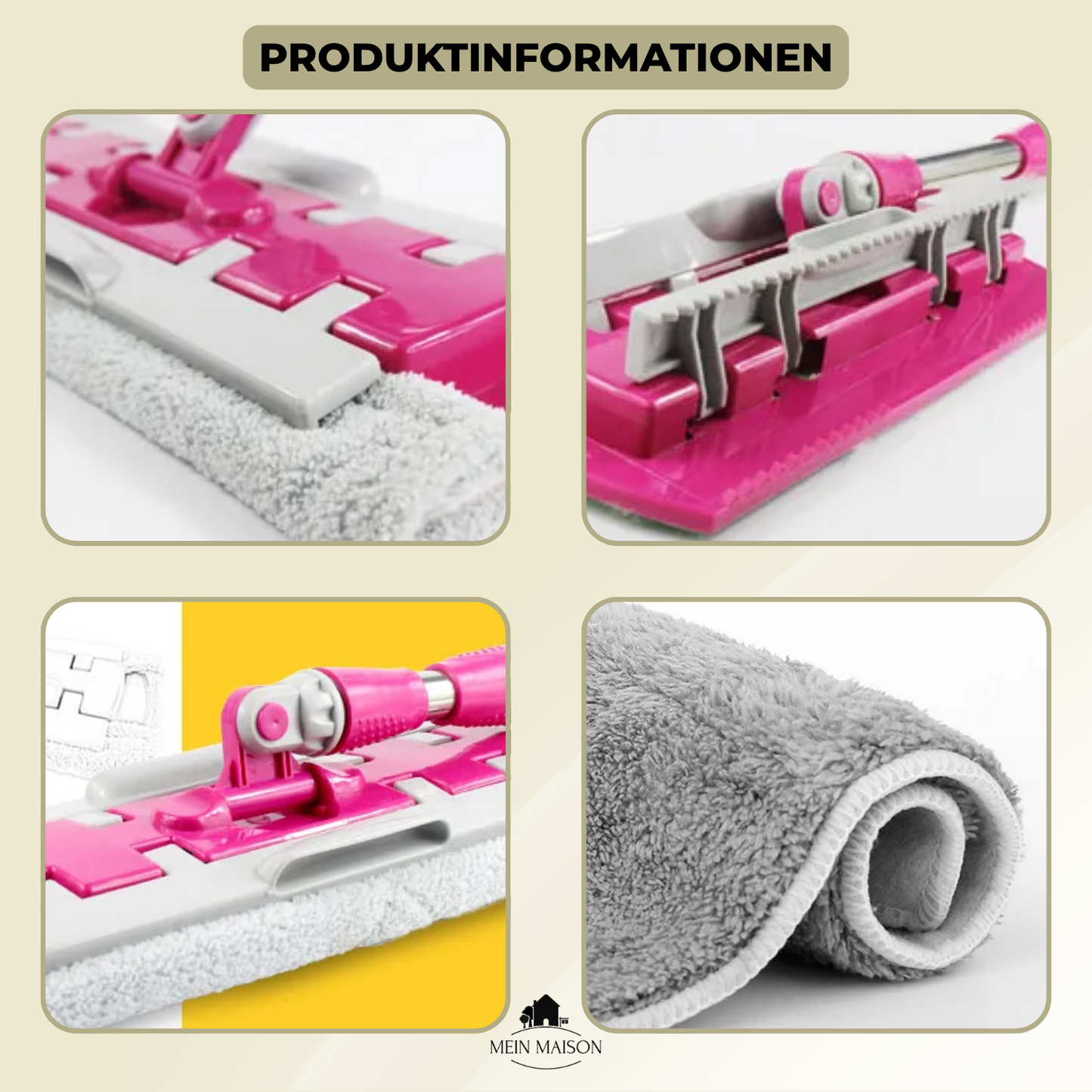 Carvallo – Den praktiska platta moppen för felfria rena golv