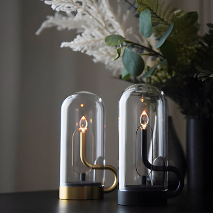 NordicGlow - Opladdningsbar Trådlös LED Bordslampa med Inbyggt Batteri