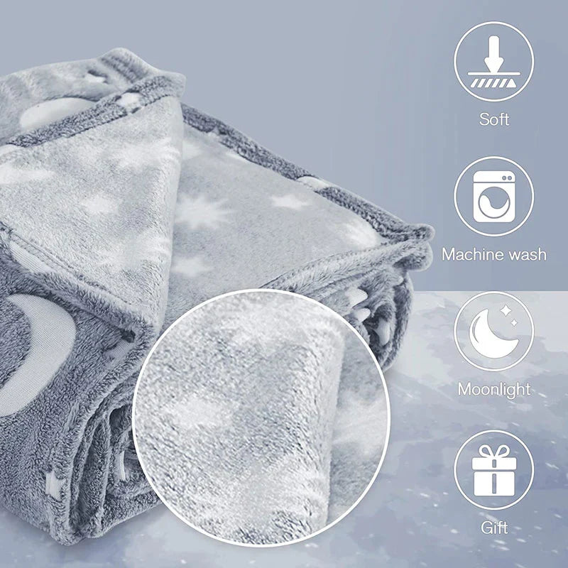 Starlight Glow Filt – Mjuk &amp; Luminös Komfort