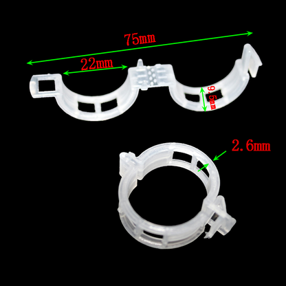Plante stödhållare för klätterväxter – Flexibel hållare för växtstammar