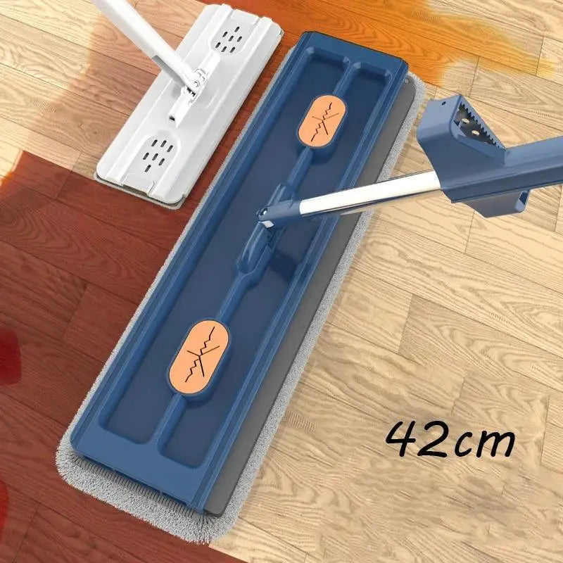 Hands-Free Mikrofiber Platt Mopp