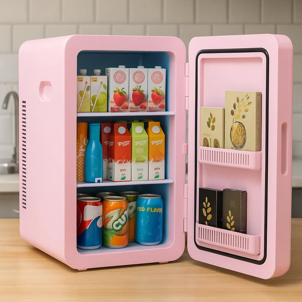 Mini Kylskåp Portabel Kylare och Värmare